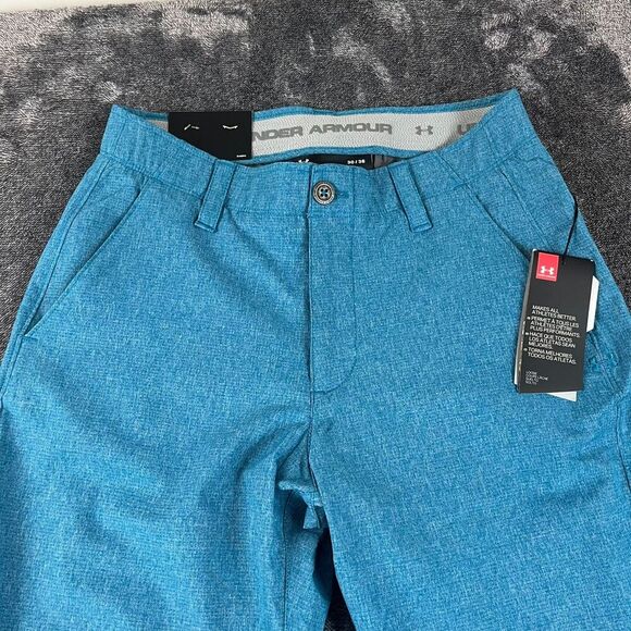 Under Armour Golf Loose Straight Men's Pants Blue 30X36 (30X34.5) NWT Stretch - Picture 2 of 11